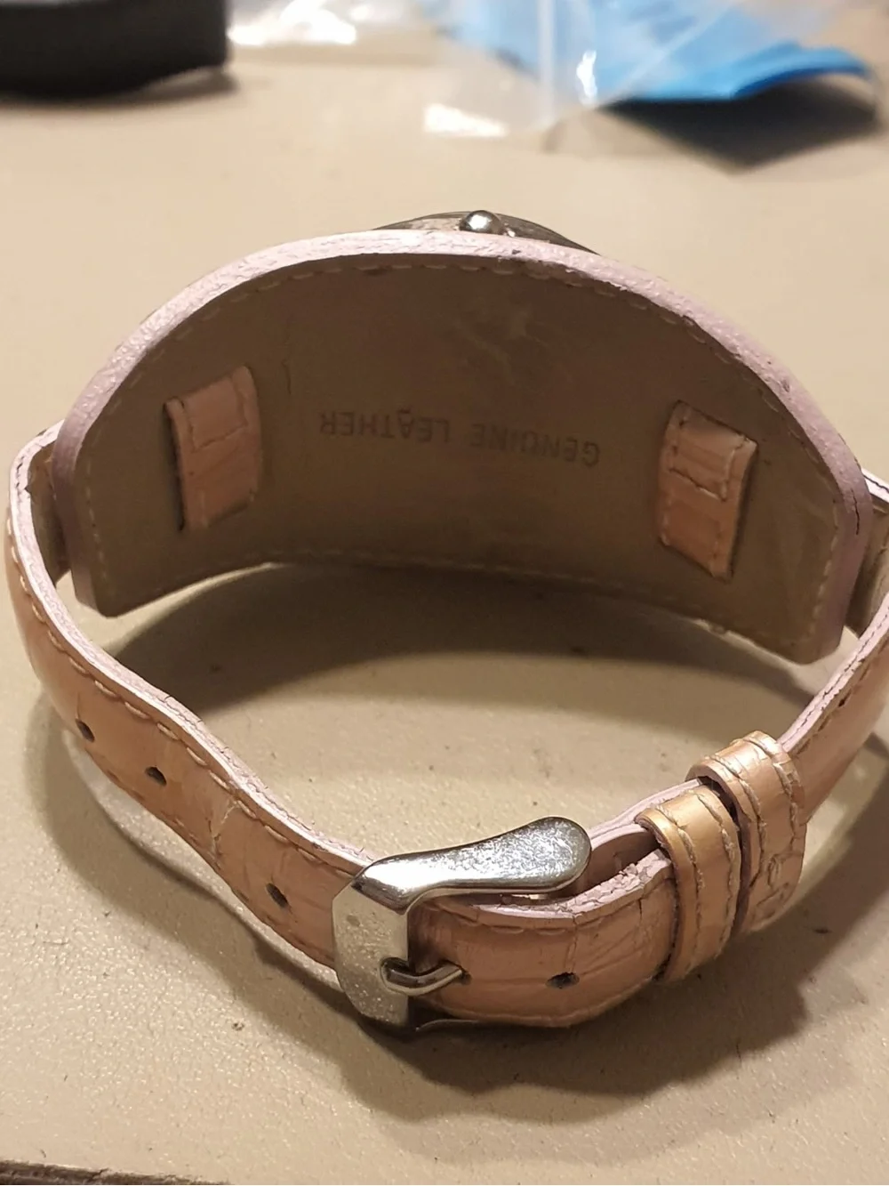 🦋10/$20🦋 Allude Silver/White/Pink Wideband Leather Women's Watch